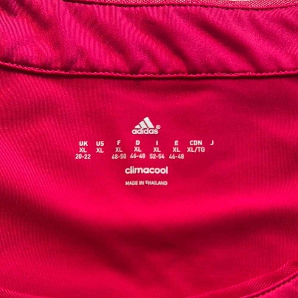 Adidas Pink Fitted Polo T-Shirt - Picture 2 of 5